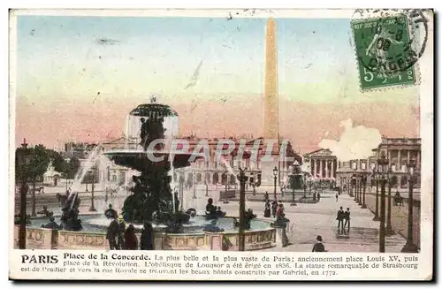 Paris - 5 - Place de la Concorde - Cartes postales