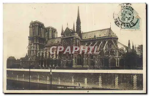 Paris - 5 - Paris Notre Dame Abside - Ansichtskarte AK