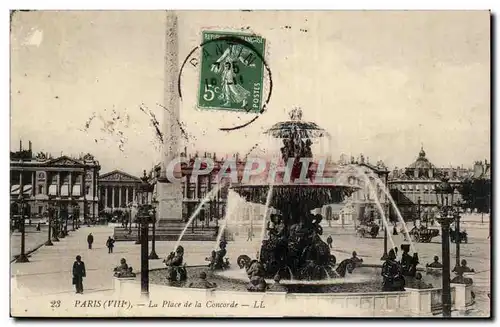 Paris - 8 - Place de la Concorde - Cartes postales