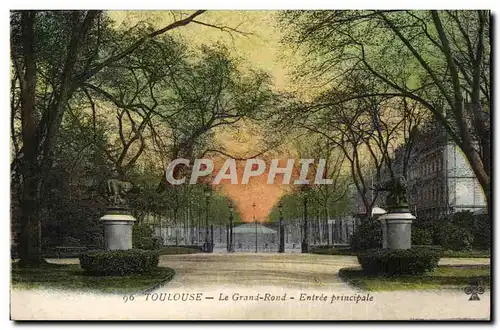 Toulouse - Le capitale et le Donjon Vue prise de la Rue Alsace Lorraine - Ansichtskarte AK