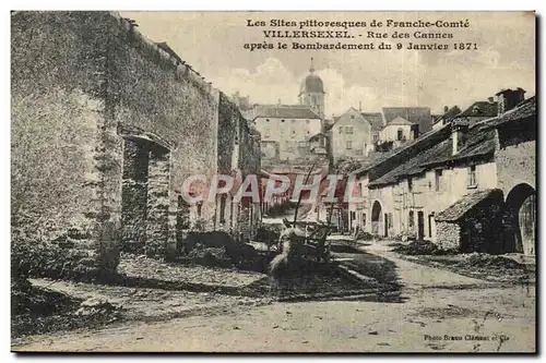 Vilersexel - Les Sites Pittoresques - Rue des Cannes Apres Bombardement 1871 - Cartes postales