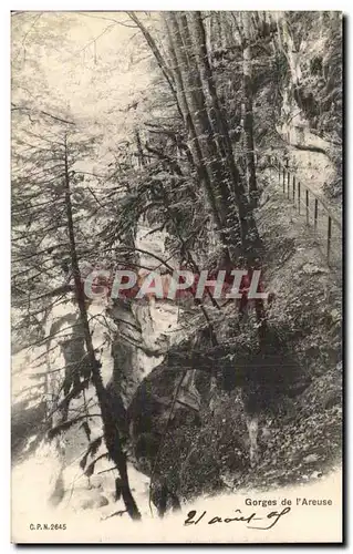 Doubs - Gorges de L'Areuse - Cartes postales