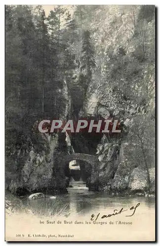 Doubs - Gorges de L&#39Areuse - Le Saut de Brot - Ansichtskarte AK