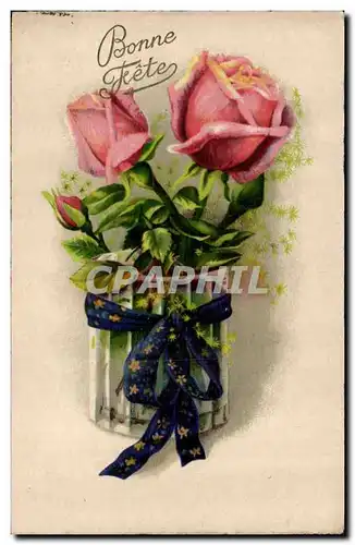 Fantaisie - Fete - Fleur - Bonne Fete - Cartes postales - Cartes postales