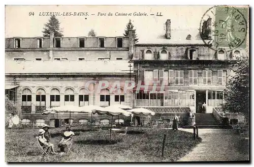 Luxeuil les Bains - Parc du Casino et Galerie - Ansichtskarte AK