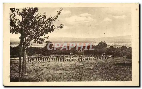 Preventorium de Marbach place des jeux vue sur la plaine - Ansichtskarte AK