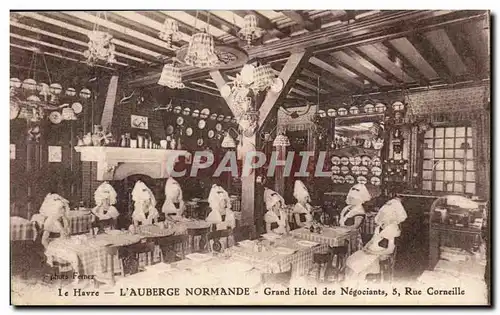 Le Havre - L&#39Auberge Normande - Hotel des Negociants 5 Rue Corneille - Ansichtskarte AK