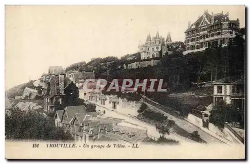 Trouville - Un Groupe de Villas - Ansichtskarte AK