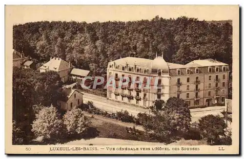 Luxeuil Les Bains - Vue Generale Vers Hotel des Sources - Cartes postales