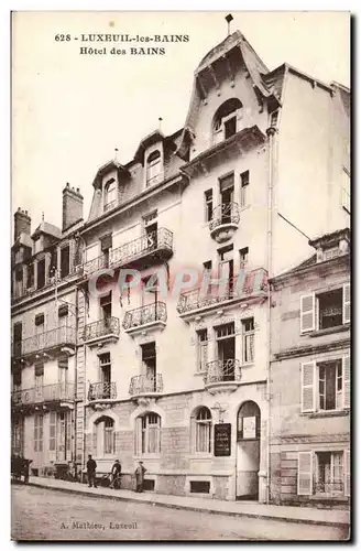 Luxeuil les Bains - Hotel des Bains - Cartes postales