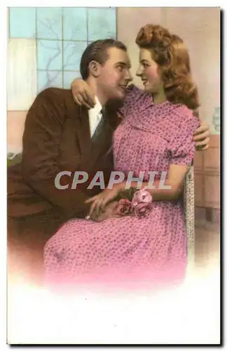 Fantaisie - Couple - Jolie Couple - Cartes postales