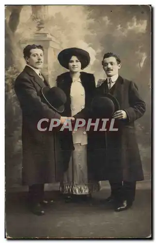 Fantaisie - Couple - jolie famille - Cartes postales