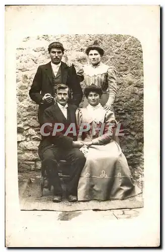 Fantaisie - Couple - jolie famille - Cartes postales