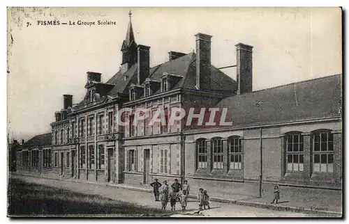 Fismes Cartes postales Le groupe scolaire