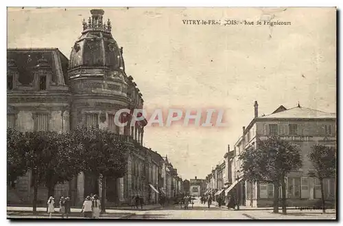 Vitry le Francois Cartes postales Rue de Frignicourt