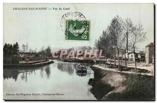 Chalons sur Marne Cartes postales Vue du canal