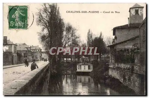 Chalons sur Marne Cartes postales Canal de Nau