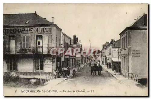 Mourmelon le Grand Cartes postales La rue de Chalons