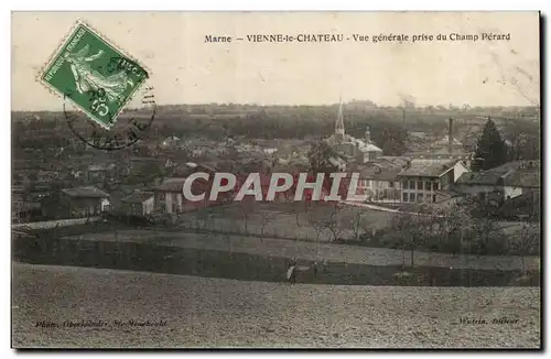 Vienne le chateau Cartes postales Vue generale prise du champ Perard