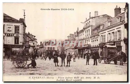 Epernay Cartes postales Place Auban Moet