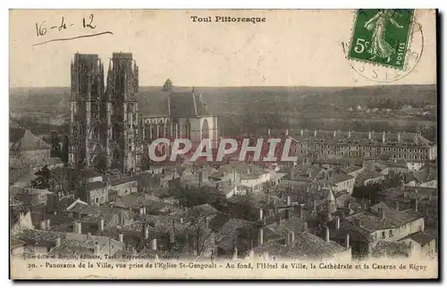 Toul Ansichtskarte AK Panorama de la ville vue prise de l&#39eglise Saint Gengoult