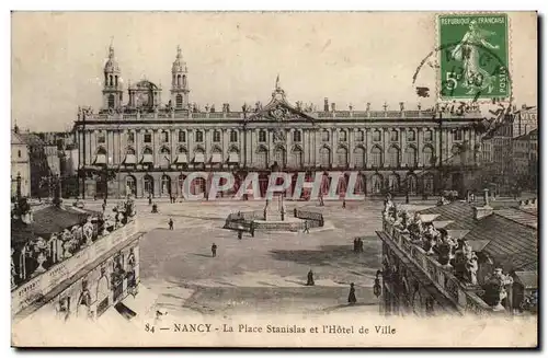 Nancy Cartes postales La place Stanislad et l&#39hotel de ville