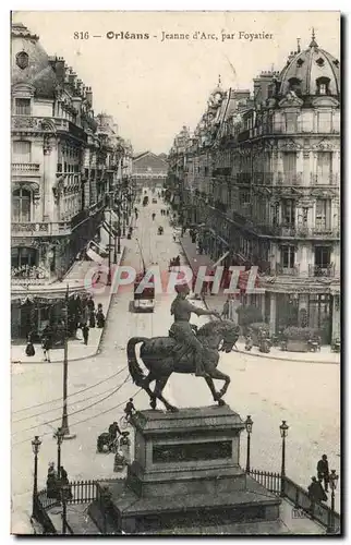 Orleans Cartes postales Jeanne d&#39arc par Foyatier