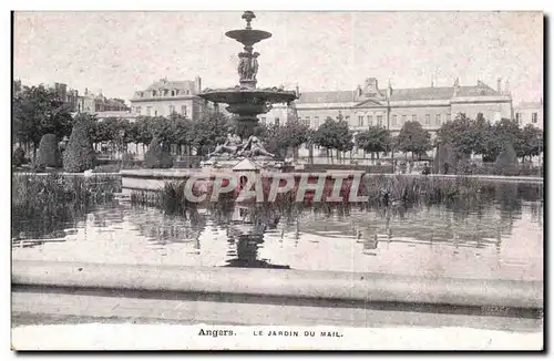 Angers Cartes postales Le jardin du Mail