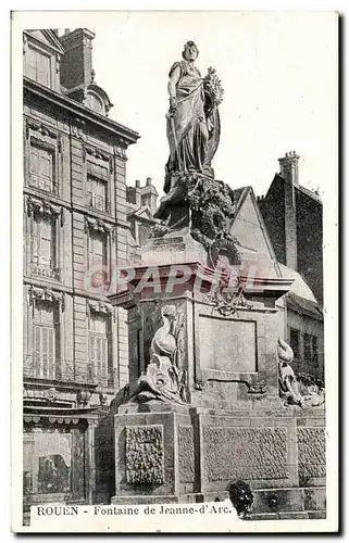 Rouen Ansichtskarte AK Fontaine de Jeanne d&#39arc