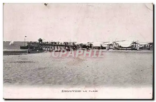 Deauville Cartes postales La plage