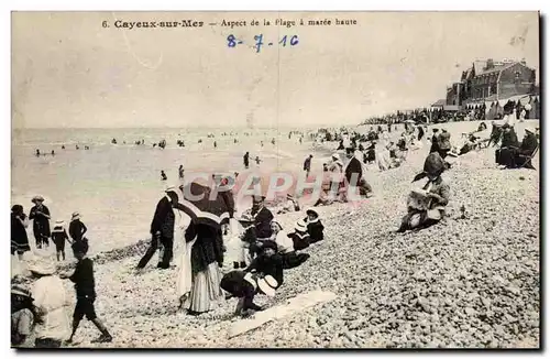 Cayeux sur Mer Cartes postales Aspect de la plage a maree haute