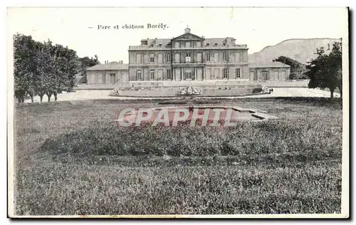 Cartes postales PArc et chateau Borely