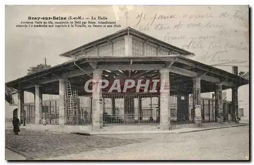 Bray sur SEine Cartes postales La halle