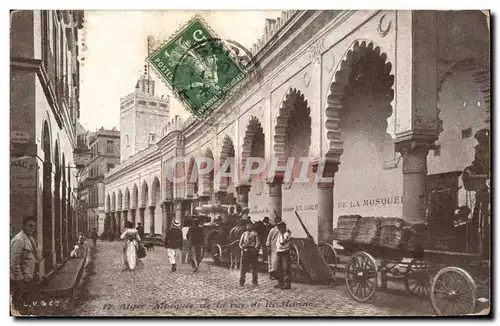 Algerie Alger Cartes postales Mosquee de al rue de la marine