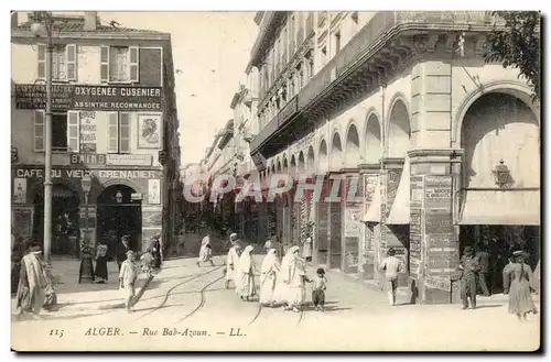 Algerie Alger Cartes postales La rue Bab Azoun