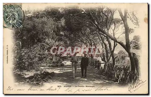 Algerie Alger Ansichtskarte AK Le jardin Marengo