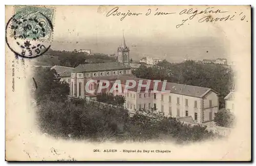 Algerie Alger Ansichtskarte AK Hopital du Dey et chapelle