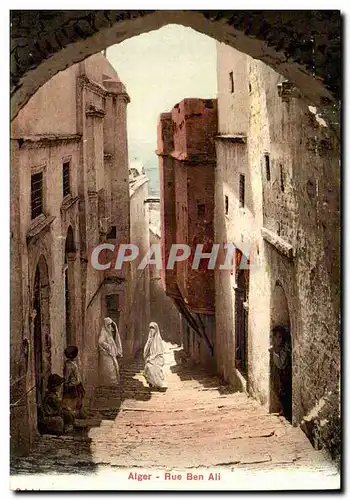 Algerie Alger Cartes postales Rue Ben Ali