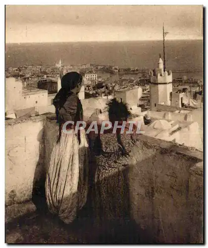 Algerie Alger Ansichtskarte AK Mauresques sur la terrasse