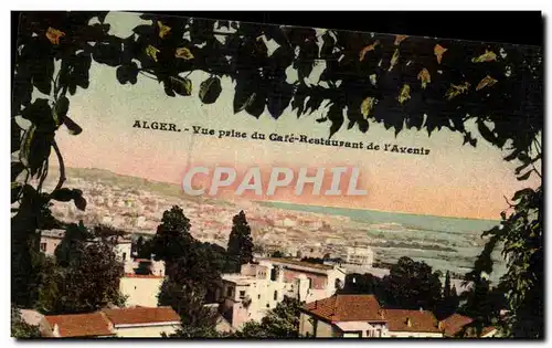 Algerie Alger Cartes postales Vue prise du cafe restaurant de l&#39avenir