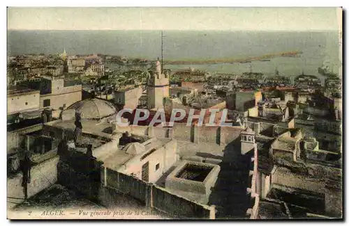 Algerie Alger Ansichtskarte AK Vue generale prise de la casbah