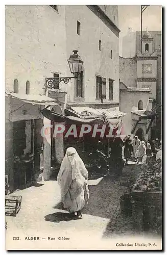 Algerie Ansichtskarte AK Alger Rue Kleber