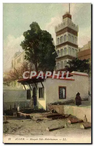 Algerie Cartes postales Alger Mosquee Sidi Abderrahman