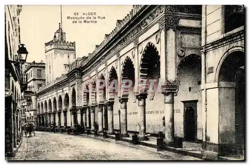 Algerie Alger Ansichtskarte AK Mosquee de la rue de la Marine