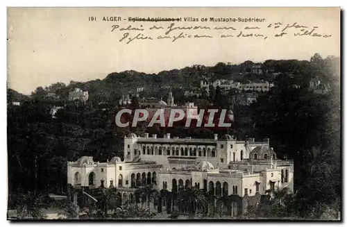 Algerie Alger Cartes postales Villas du Mustapha superieur