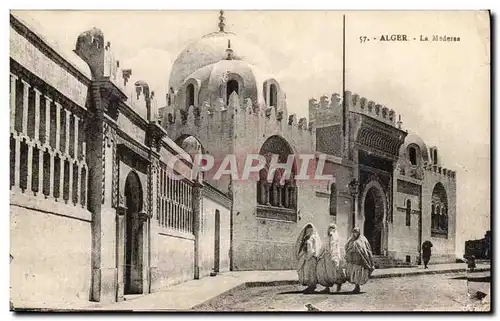 Algerie Alger Cartes postales La Medersa