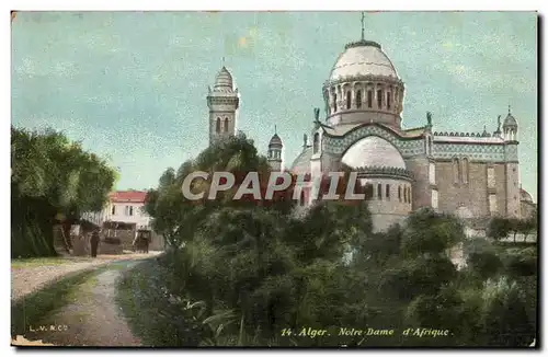 Algerie Alger Cartes postales Notre Dame d&#39Afrique