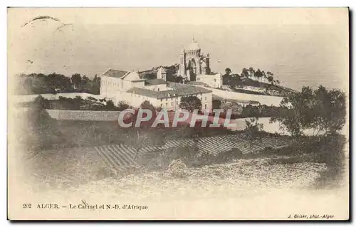 Algerie Alger Cartes postales Le carmel et ND d&#39Afrique