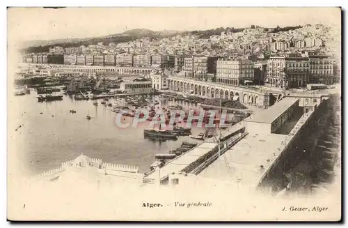 Algerie Alger Cartes postales Vue generale