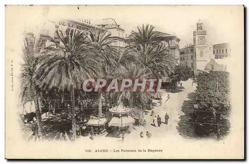 Algerie Alger Cartes postales Les palmiers de la Regence